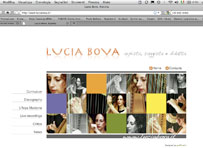 realizzazione sito web per Lucia Bova